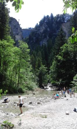 Pöllatschlucht mit Marienbrücke 