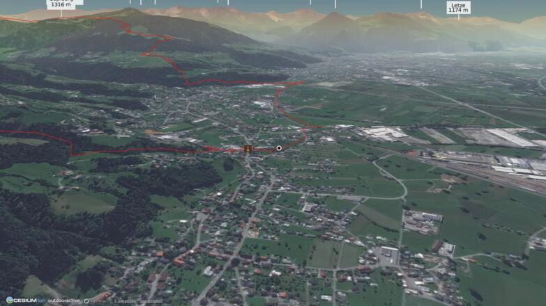 Trailrunning-Strecke im Bregenzerwald-Gebirge: Wolfurt - Bödele - ...