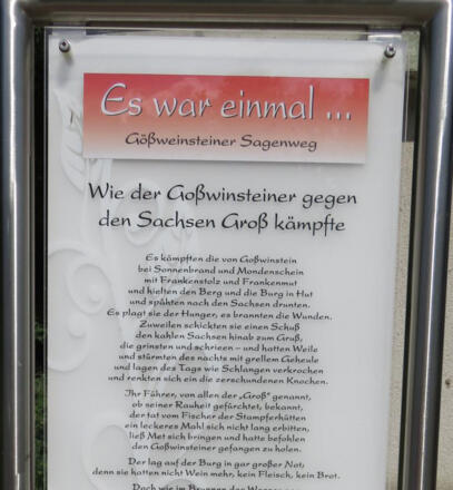 Tafel Nr.7: an der Martinswand