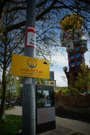 Hundertwasser-Turm in Abensberg
