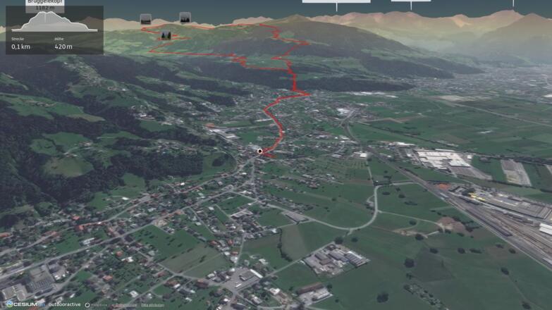 Trailrunning-Strecke im Bregenzerwald-Gebirge: Wolfurt - Schwarzach - Bödele ...