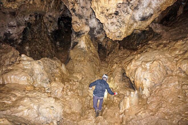 Die große Halle der Schönsteinhöhle