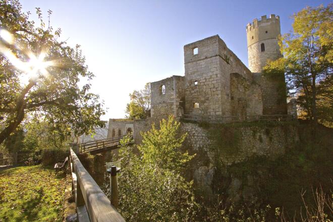 Burg Randeck oberhalb von Essing