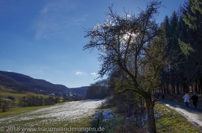 Wintersonne mit Leutenbach