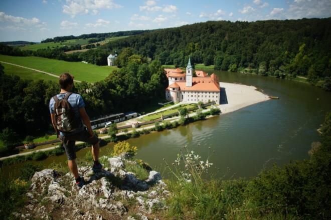 Blick auf das Kloster Weltenburg