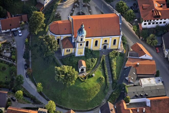 Kirche St. Nikolaus in Siegenburg. auch Dom der Hallertau genannt