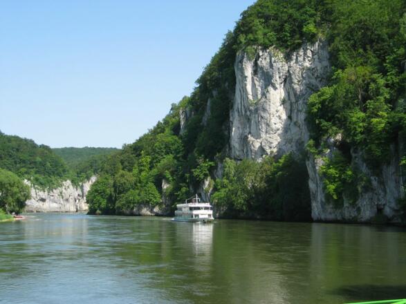Schifffahrt durch den Donaudurchbruch in der Weltenburger Enge