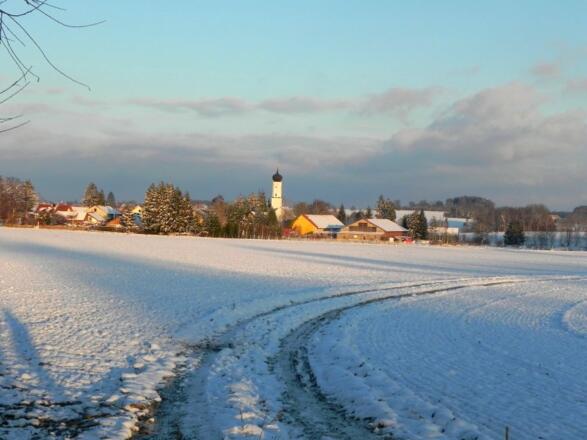 Blick auf Holzhausen