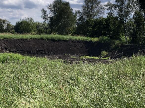 Moorlagerstätte am Moor-Weg im Bad Gögging