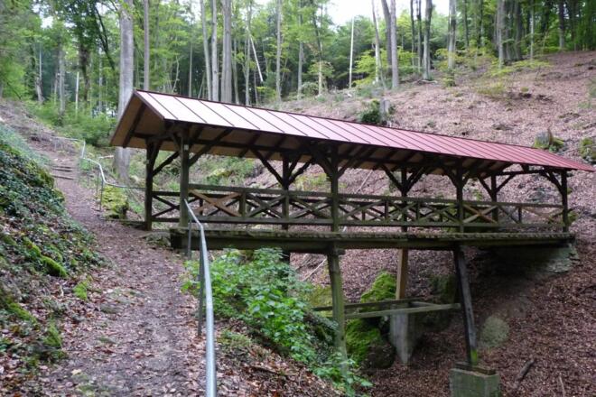 Altmühltal- Wanderweg nach Obereggersberg bei Riedenburg