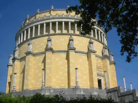 Befreiungshalle König Ludwig I. auf dem Michelsberg in Kelheim im Altmühltal