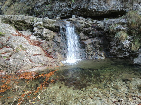 Wasserfall im Klausgraben-Tobel