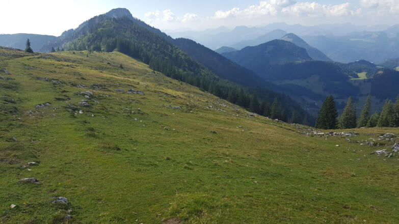 Blick auf den Spitzstein