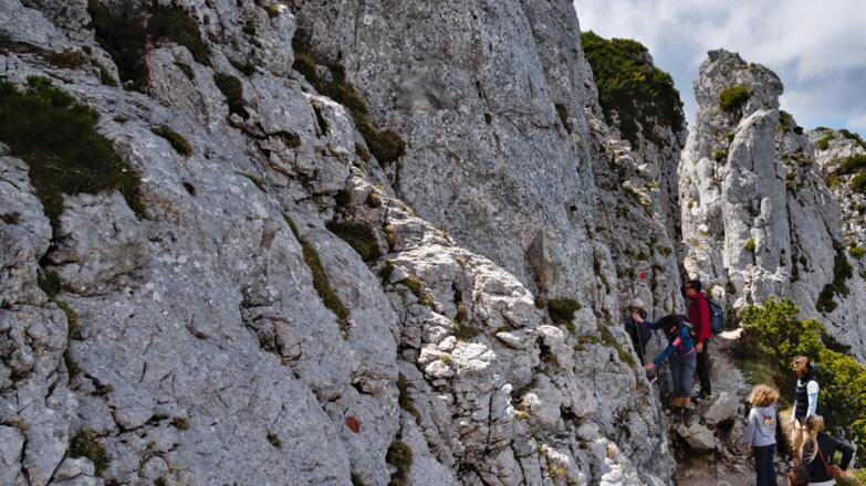 Warten an einer Schlüsselstelle