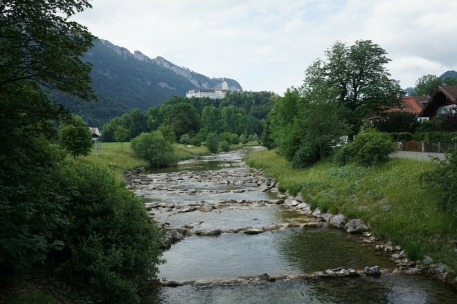 Zuweg von Aschau zur SalzAlpenTour an der Prien entlang