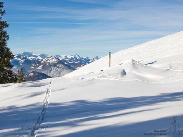 Ederalm im schneereichen Winter 2019