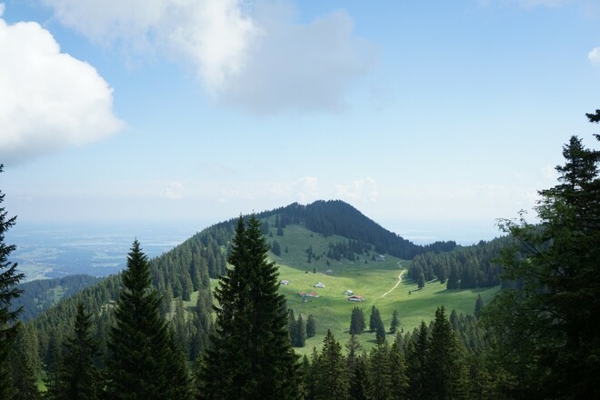 Blick auf die Riesenalmen