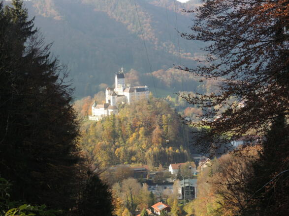 Blick auf das Schloss Hohenaschau