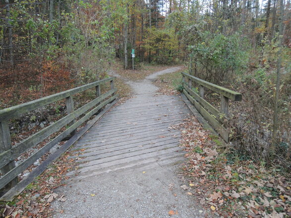 Über eine Brücke...