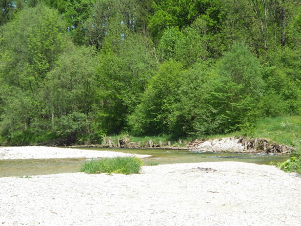 Prien kurz nach Autobahnunterführung