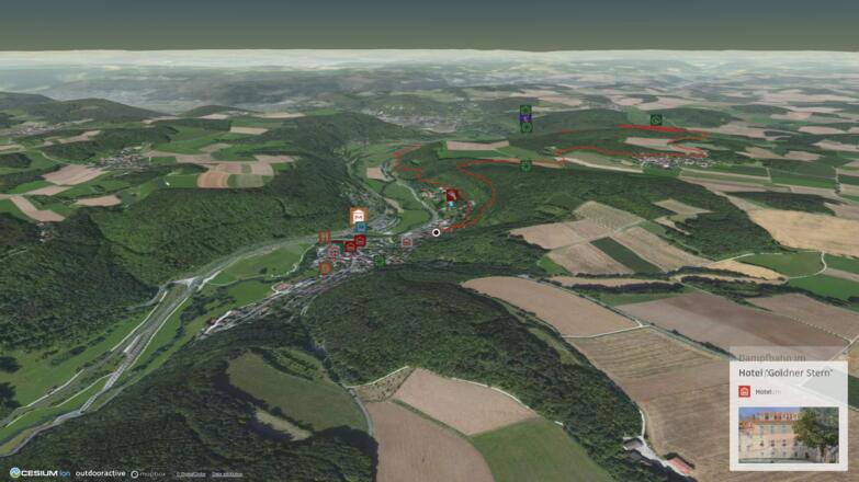 Themenweg in der Fränkischen Schweiz: Schwingbogen-Runde (Blau-Ring) ~ von ...