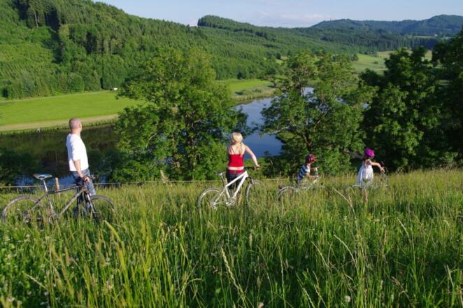 Mit dem Rad beim Hengelesweiher
