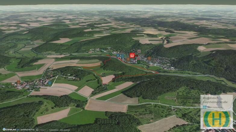 Wanderung in der Fränkischen Schweiz: zum Frauenstein ~ oberhalb von Muggendorf