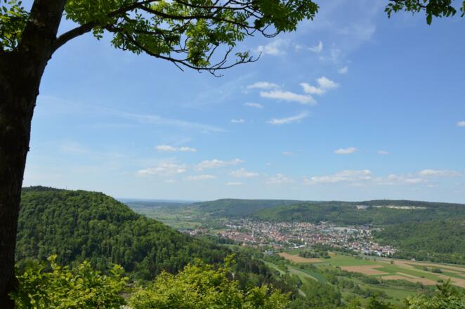 Blick auf Ebermannstadt