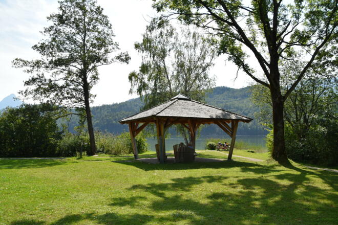 Klimapavillon zum entspannen
