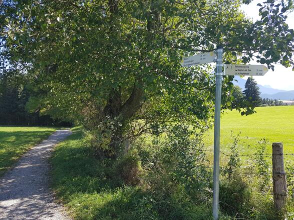 Beschilderung zum Faulensee