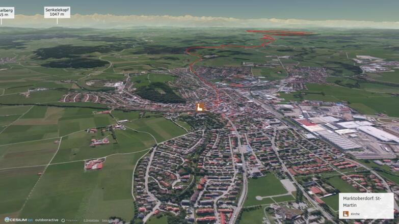 Pilgerweg im Allgäu: Münchener Jakobsweg: Marktoberdorf - Görisried