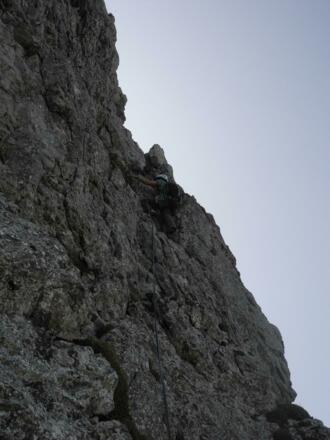 5. SL der Kemptner Kante, unter dem Felskopf