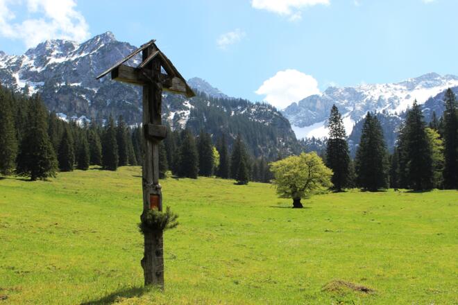 Auf dem Weg zur Vilser Alm