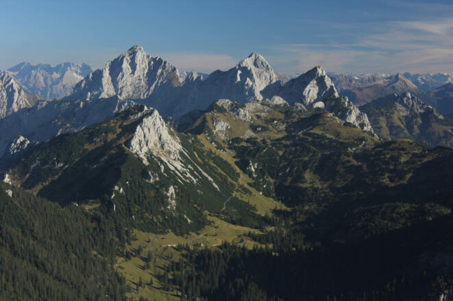 Blick Richtung Tannheimer Berge