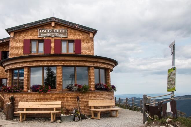 Die Ostlerhütte auf dem Breitenberg