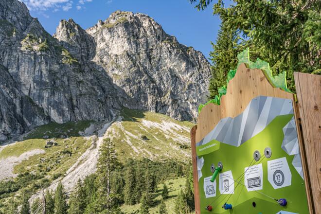 Mitmachstationen am Juwelenweg auf dem Breitenberg