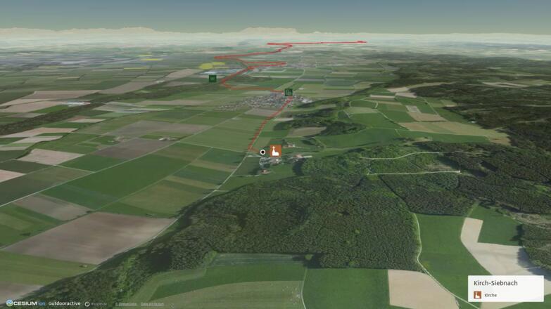 Pilgerweg im Allgäu: Bayr-Schwäb-JW: Kirch-Siebnach - Bad Wörishofen