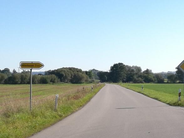 Westerheim Schild Richtung Attenhausen