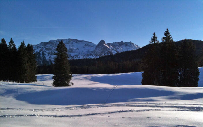 Blick auf die Hochplatte