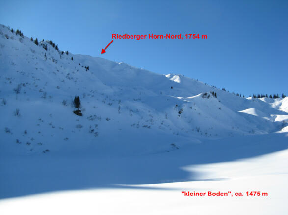 Das gesamte Nordkar vom &quot;kleinen Boden, ca. 1475 m&quot;