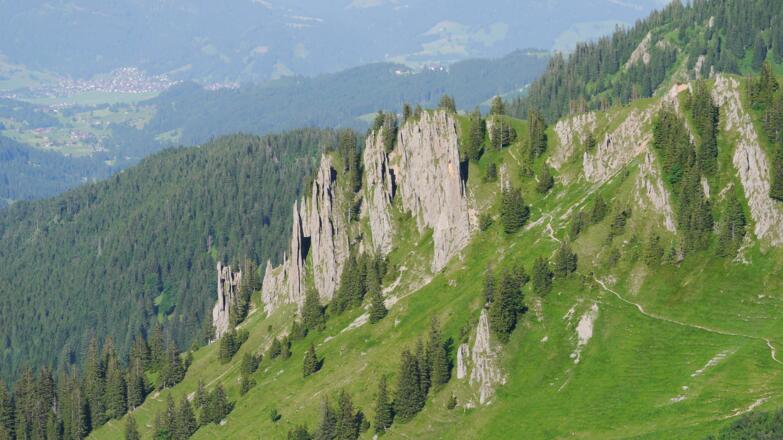 Blick auf die Siplinger Nadeln