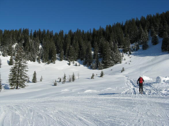 Wir verlassen die Piste