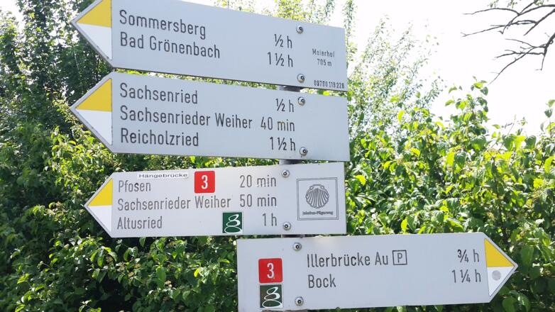 Die Jakobsmuschel weist den Weg