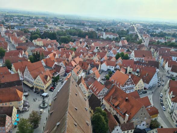 Schleifenroute - Nördlingen Sicht auf St. Georg