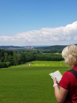 Aussicht auf Ottobeuren und das Benediktinerkloster