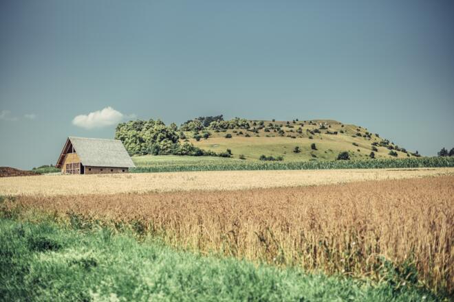 Blick auf den Bopfinger Ipf