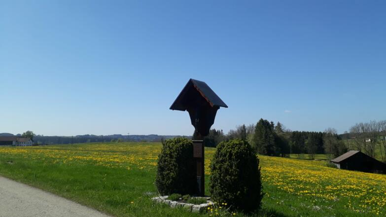 Schoren nach Kuttern Marterl am Wegesrand