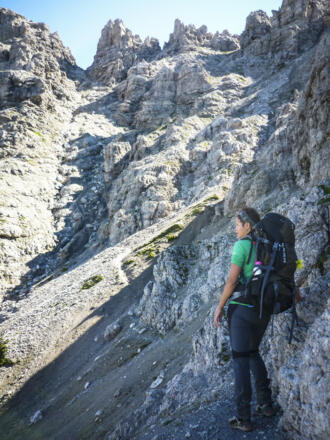 Vor der bröseligen Rinne
