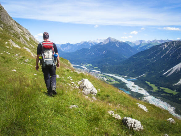Abstieg nach Weißenbach am Lech