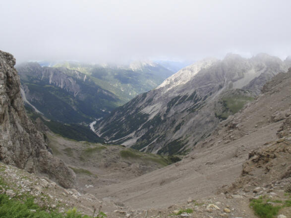 Blick von der Kaltwinkelscharte